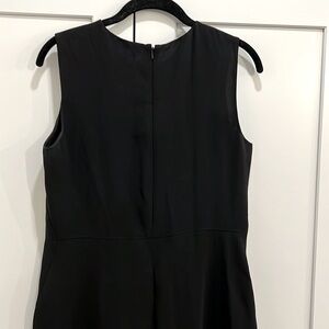 Vince classic black dress with back pleat